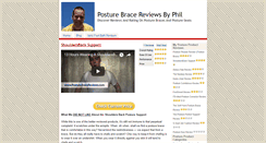 Desktop Screenshot of posturebracereviews.com