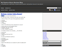 Tablet Screenshot of myblog.posturebracereviews.com
